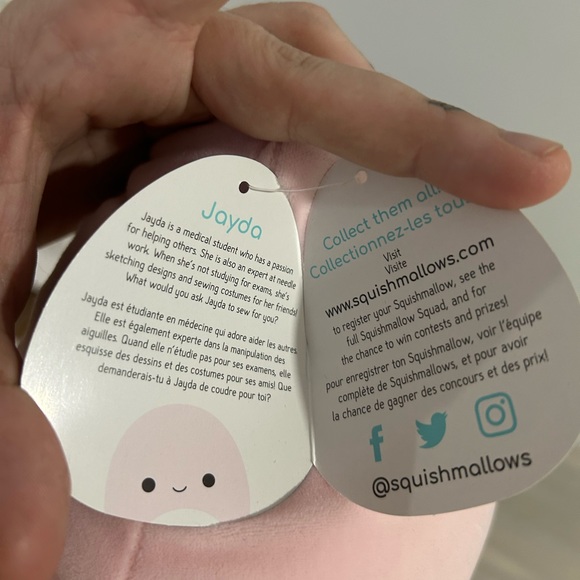 NWT Squishmallow Jayda the Jellyfish 8” Plush - Picture 3 of 3